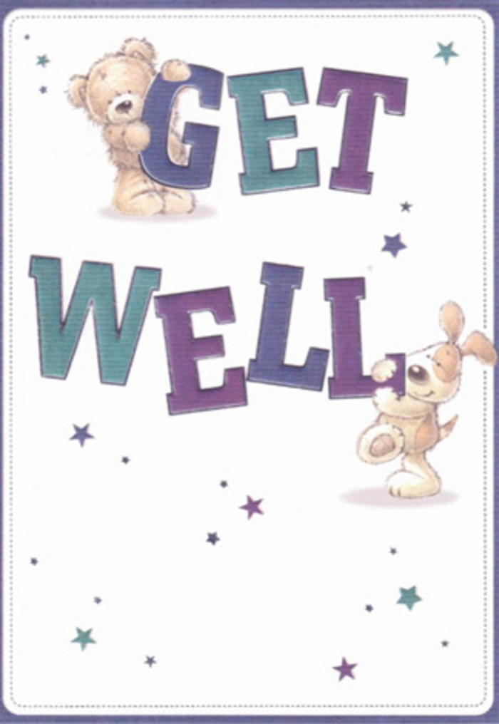Bursting with cheerful encouragement, this illustrated get well card draws on the vibrant community spirit found in Hornsey. A friendly bear, rendered with soft, plush fur, and a charming puppy with velvety, floppy ears, are brought to life in artwork that feels as comforting as a freshly arranged bouquet from Hornsey Florist. Playful stars, painted in animated swirls of purple and blue, scatter around the figures, much like good wishes floating gently through a caring message. The confident, oversized letters shaded in rich purples and aquas ground the scene, radiating positivity-each curve and stroke suggests the careful attention to detail of a local florist. The clean white background enhances each element, reminiscent of the bright interiors in Crouch End's inviting cafés. There's something tactile about the design; you can almost feel the softness beneath your fingertips and sense the supportive embrace behind every line and colour. Arriving as a token of warmth and well-being, this card pairs beautifully with a Hornsey bouquet, the gesture together offering emotional healing and a touch of joy, perfect for uplifting a loved one's spirits wherever they are in Hornsey, Muswell Hill, or beyond.